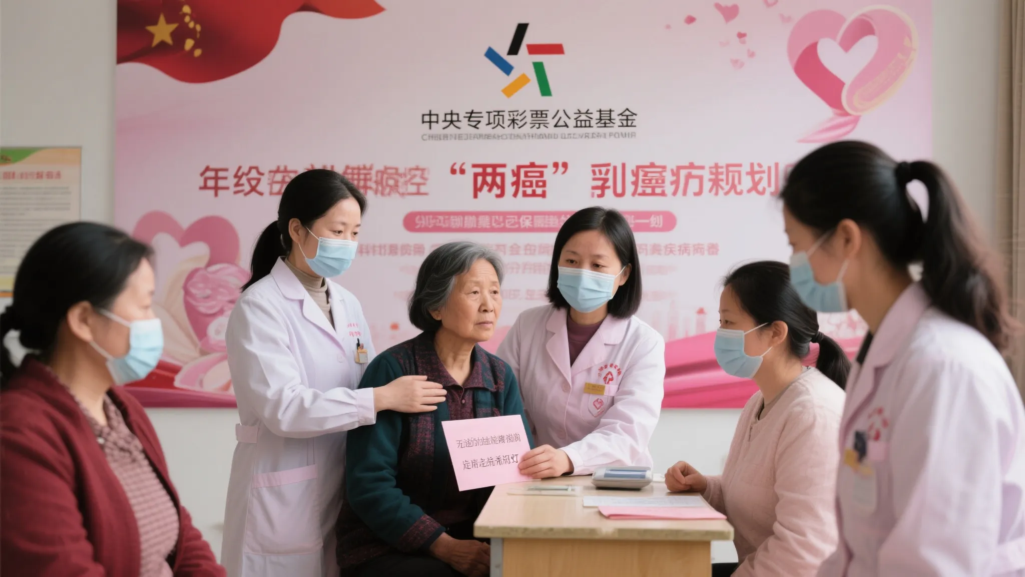 中央专项彩票公益金救助，两癌受助妇女获援一二九团