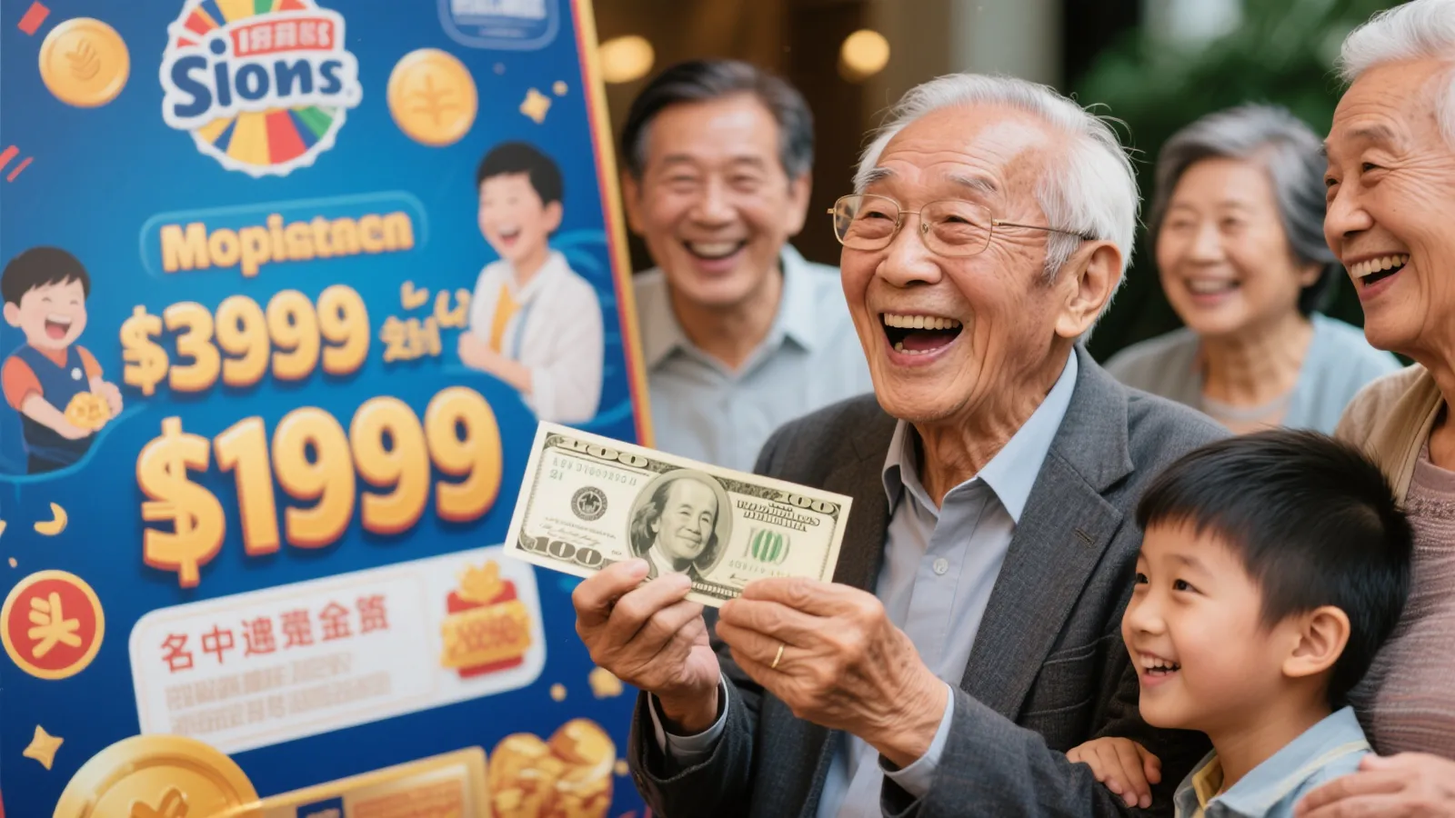 癌症老人生日喜中3634万彩票大奖，计划投资未来-图