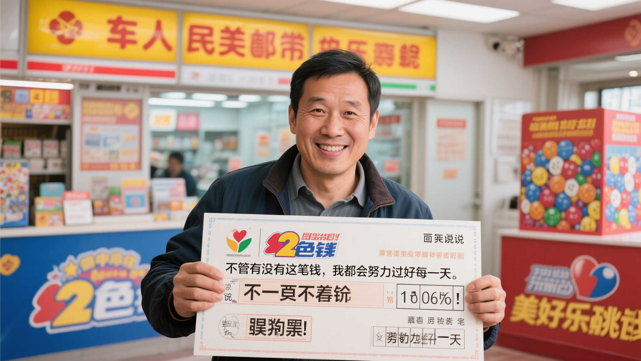 男子坚持5年追号揽双色球5140万，与妻子兑奖：拒绝宅家享清闲