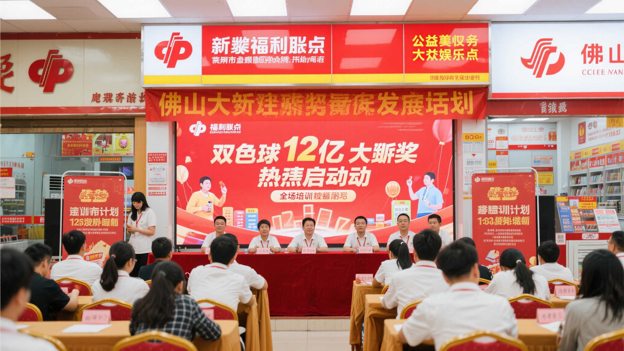 佛山福利彩票全面升级双色球12亿派奖培训活动