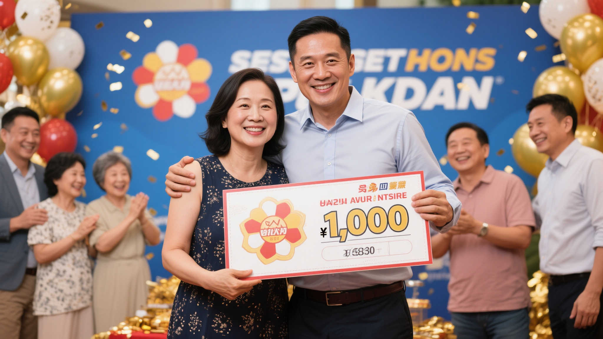 爱意相伴喜临门：男子用妻子生日号赢大乐透1159万